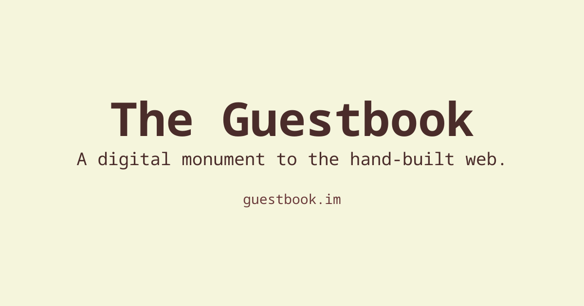 guestbook.im monument